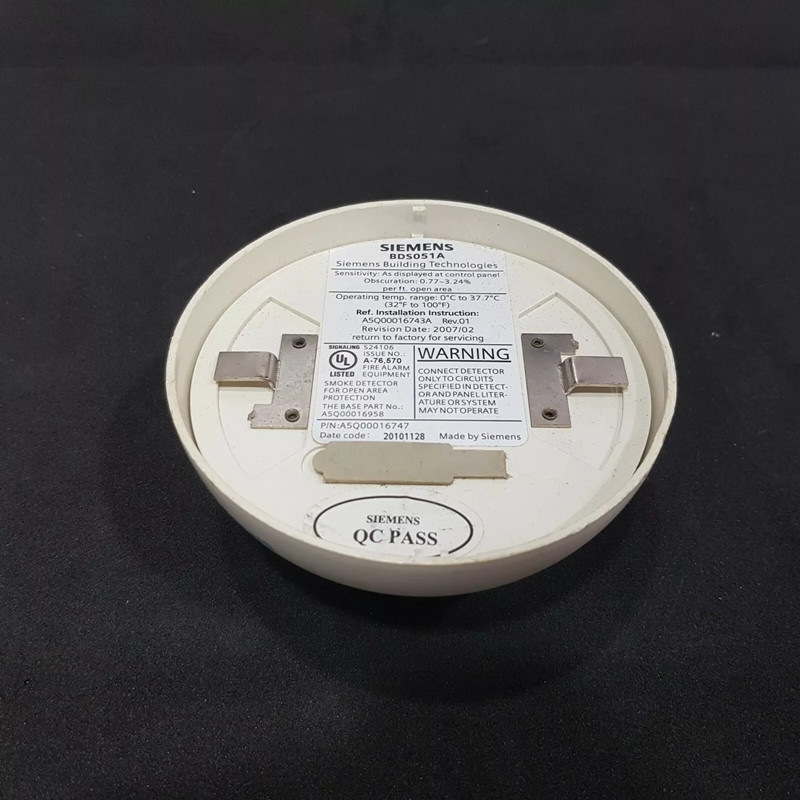 Siemens BDS051 Photoelectric Smoke Detector