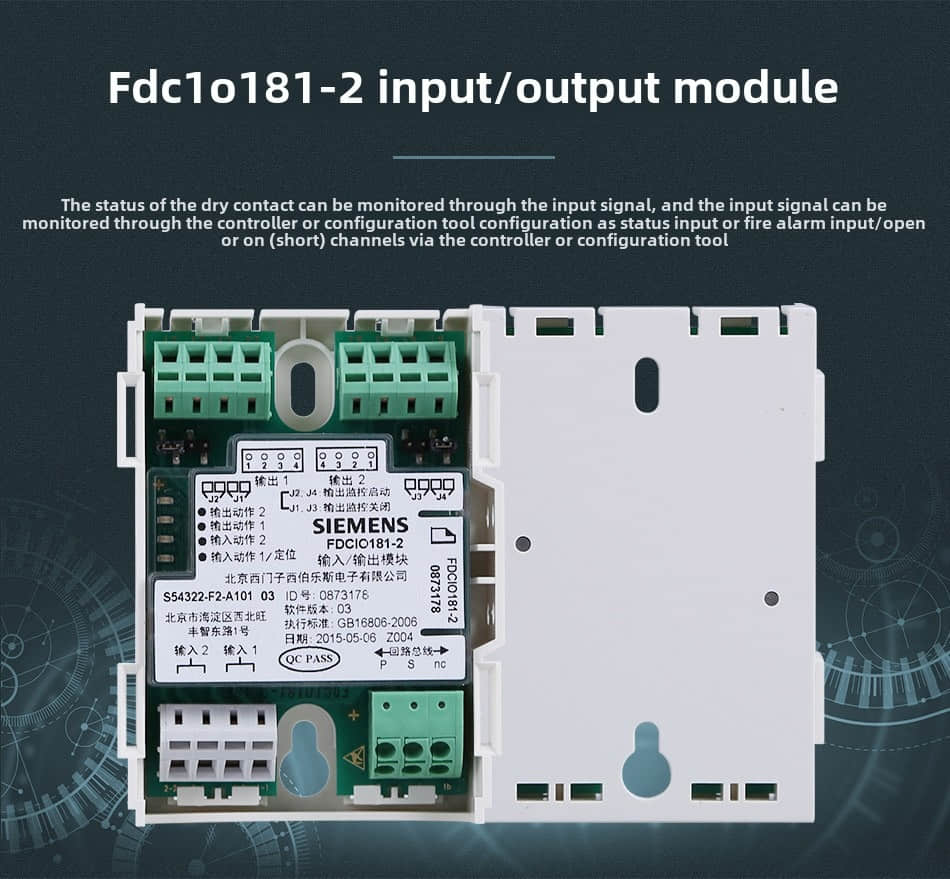Siemens FDCIO181 Input/Output Module Siemens FDCIO181 Input/Output Module