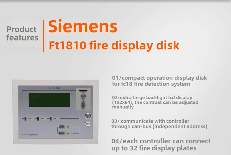 Siemens FT1810 Fire Indicator Panel Siemens FT1810 Fire Indicator Panel