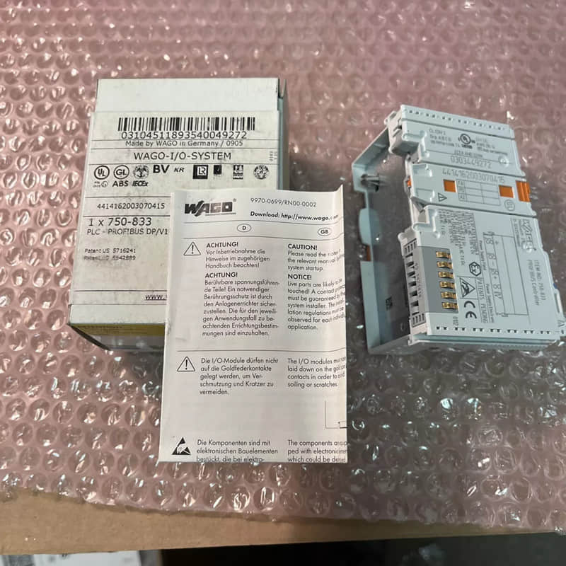 WAGO 750-833 Programmable PROFIBUS Controller PLC Module  