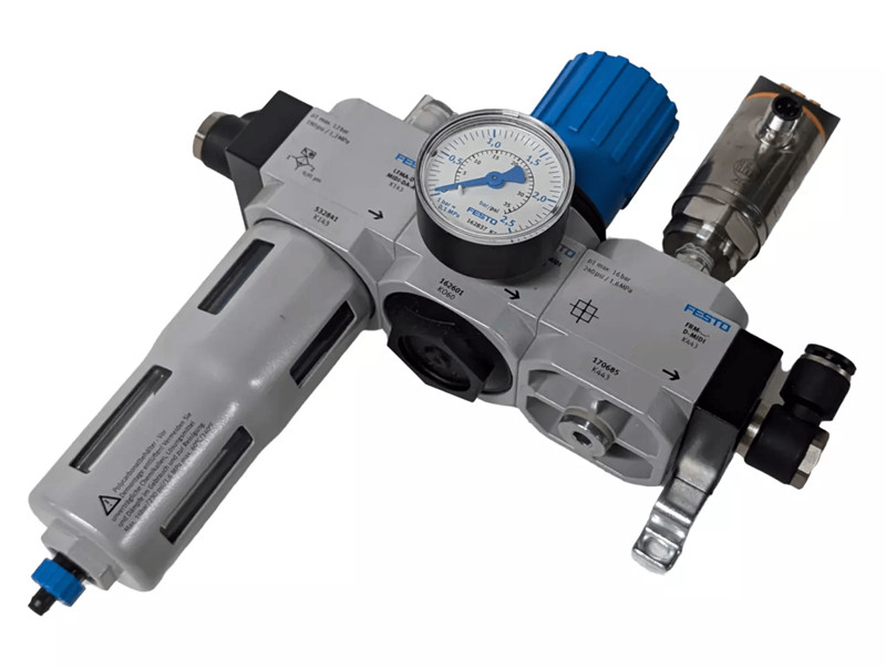  Festo LFMA-D-MIDI-DA-A Pneumatic Regulator Valve Assembly