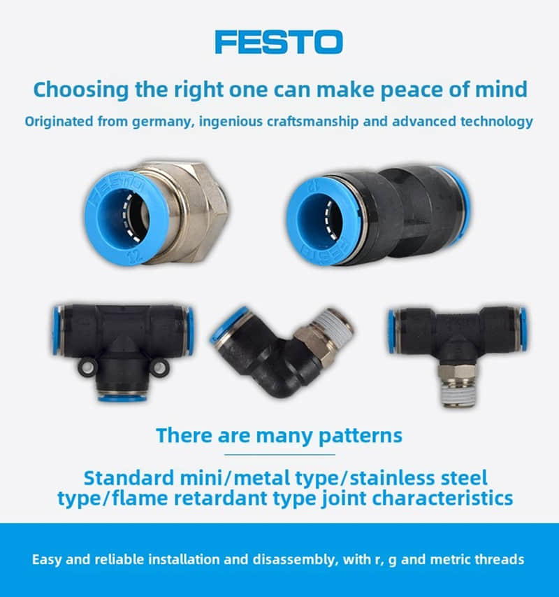 Festo QS-1/4-12-I 190649 Threaded Fast Connector 