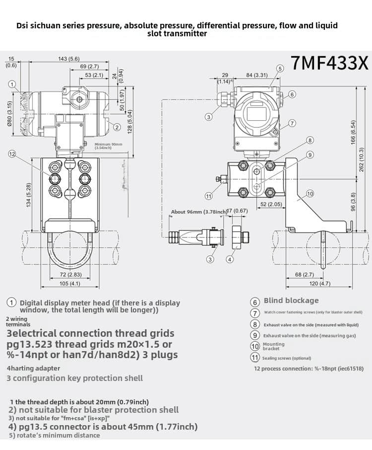 Siemens Pressure Transmitter 7MF030 Siemens Pressure Transmitter 7MF030